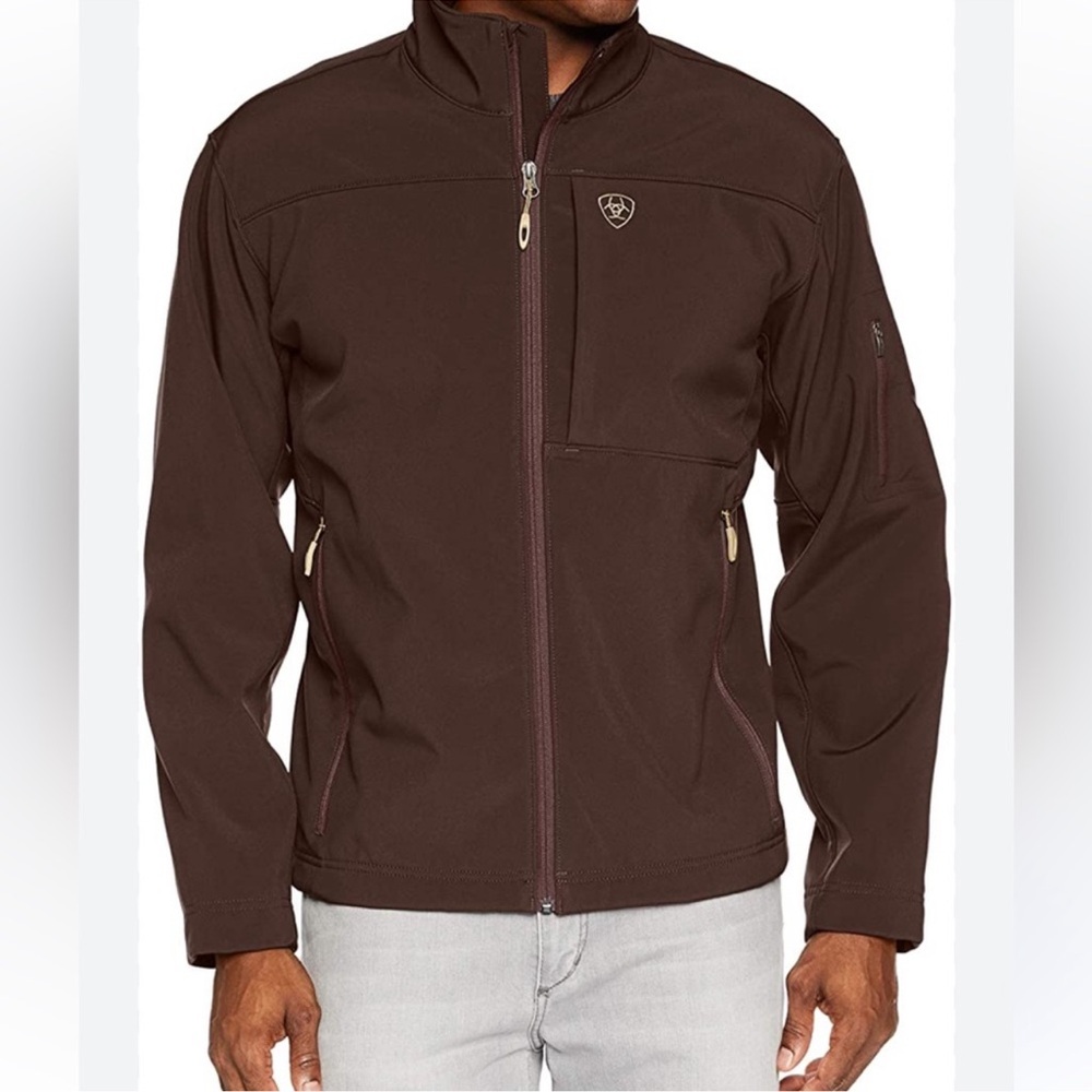 Ariat Brown Performance Jacket with Weather-Resistant Softshell Size XXL